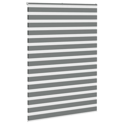 Doppelrollo Dunkelgrau 165x200 cm Stoffbreite 160,9 cm Polyester