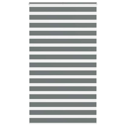 Doppelrollo Dunkelgrau 135x230 cm Stoffbreite 130,9 cm Polyester