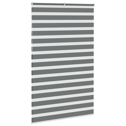 Doppelrollo Dunkelgrau 145x230cm Stoffbreite 140,9 cm Polyester