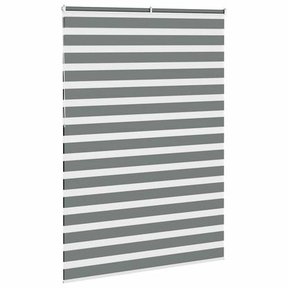 Doppelrollo Dunkelgrau 155x230 cm Stoffbreite 150,9 cm Polyester