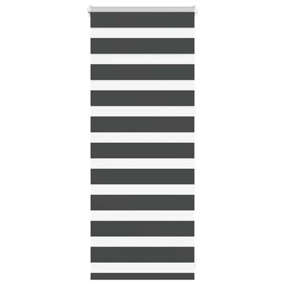 Doppelrollo Schwarz 65x100 cm Stoffbreite 60,9 cm Polyester