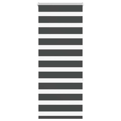 Doppelrollo Schwarz 60x150 cm Stoffbreite 55,9 cm Polyester