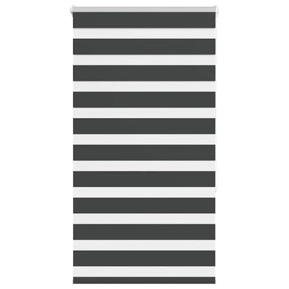 Doppelrollo Schwarz 70x150 cm Stoffbreite 65,9 cm Polyester