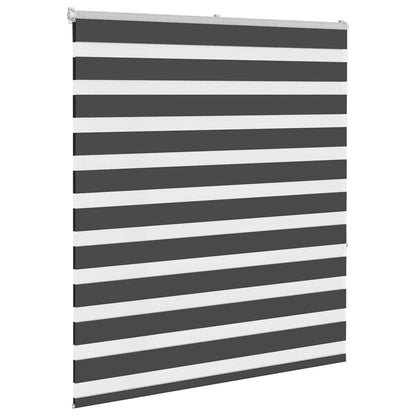 Doppelrollo Schwarz 135x150 cm Stoffbreite 130,9 cm Polyester