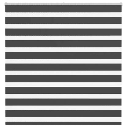 Doppelrollo Schwarz 145x150 cm Stoffbreite 140,9 cm Polyester