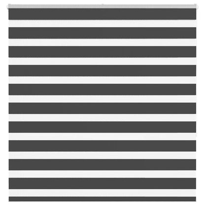 Doppelrollo Schwarz 150x150 cm Stoffbreite 145,9 cm Polyester