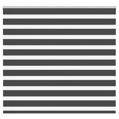 Doppelrollo Schwarz 155x150 cm Stoffbreite 150,9 cm Polyester