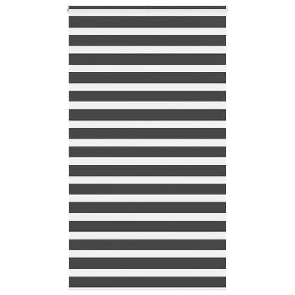 Doppelrollo Schwarz 130x200 cm Stoffbreite 125,9 cm Polyester
