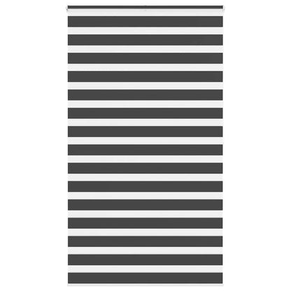 Doppelrollo Schwarz 135x200 cm Stoffbreite 130,9 cm Polyester