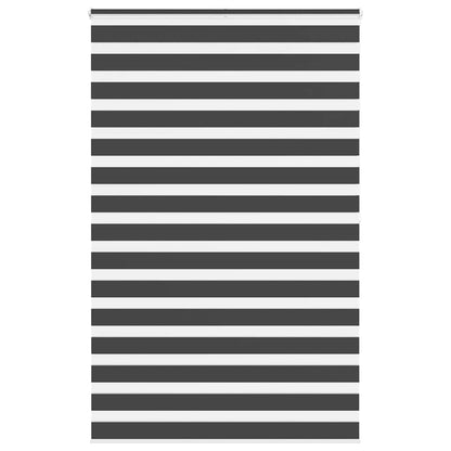 Doppelrollo Schwarz 145x200 cm Stoffbreite 140,9 cm Polyester