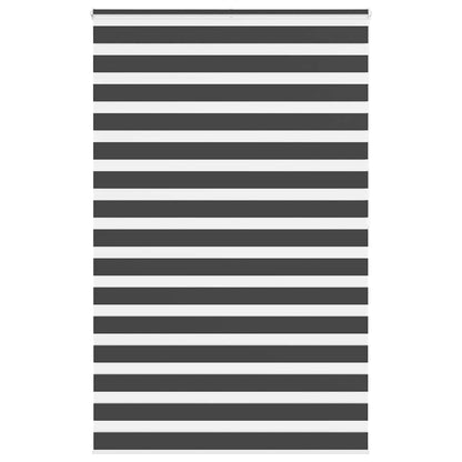 Doppelrollo Schwarz 150x200 cm Stoffbreite 145,9 cm Polyester