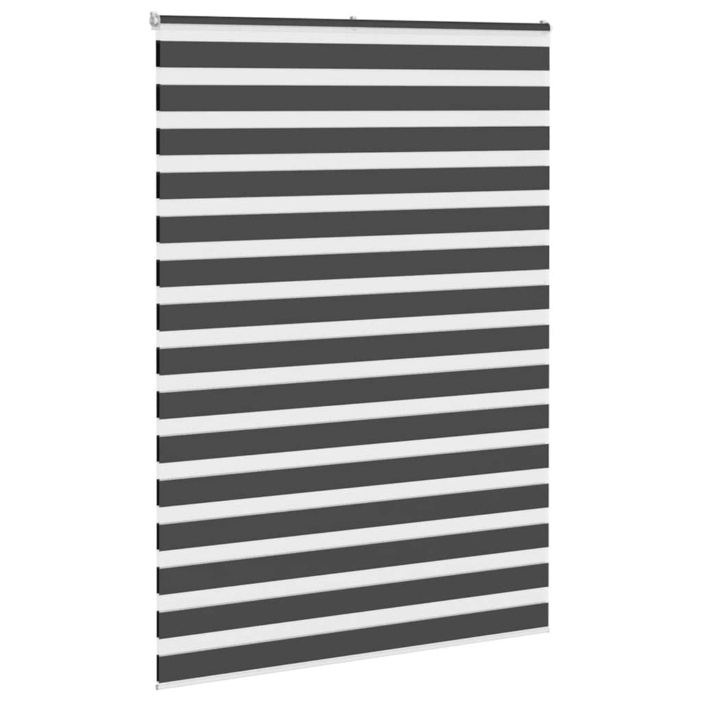 Zebrarollo Schwarz 155x200 cm Stoffbreite 150,9 cm Polyester