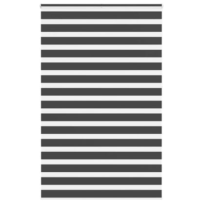 Doppelrollo Schwarz 150x230 cm Stoffbreite 145,9 cm Polyester