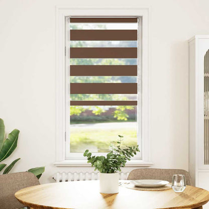 Doppelrollo Braun 65x100 cm Stoffbreite 60,9 cm Polyester