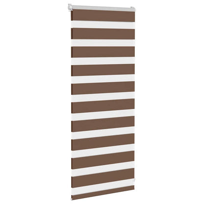 Doppelrollo Braun 65x100 cm Stoffbreite 60,9 cm Polyester