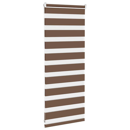 Doppelrollo Braun 65x100 cm Stoffbreite 60,9 cm Polyester