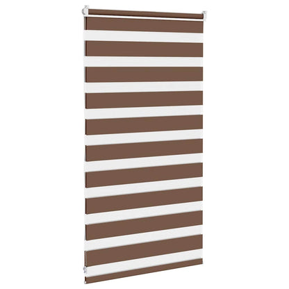 Doppelrollo Braun 75x100 cm Stoffbreite 70,9 cm Polyester