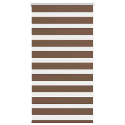Doppelrollo Braun 80x100 cm Stoffbreite 75,9 cm Polyester