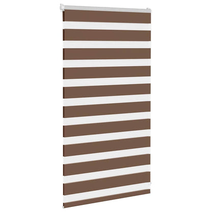Doppelrollo Braun 80x100 cm Stoffbreite 75,9 cm Polyester