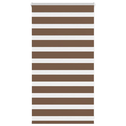 Doppelrollo Braun 85x100 cm Stoffbreite 80,9 cm Polyester
