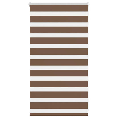 Doppelrollo Braun 90x100 cm Stoffbreite 85,9 cm Polyester