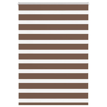 Doppelrollo Braun 100x100 cm Stoffbreite 95,9 cm Polyester