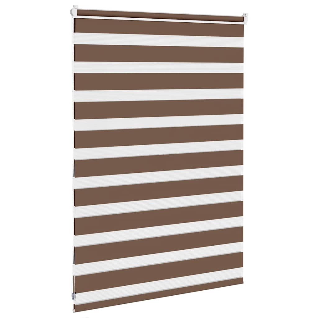 Doppelrollo Braun 100x100 cm Stoffbreite 95,9 cm Polyester