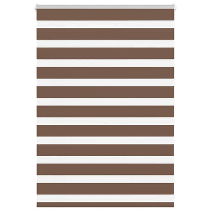 Doppelrollo Braun 105x100 cm Stoffbreite 100,9 cm Polyester