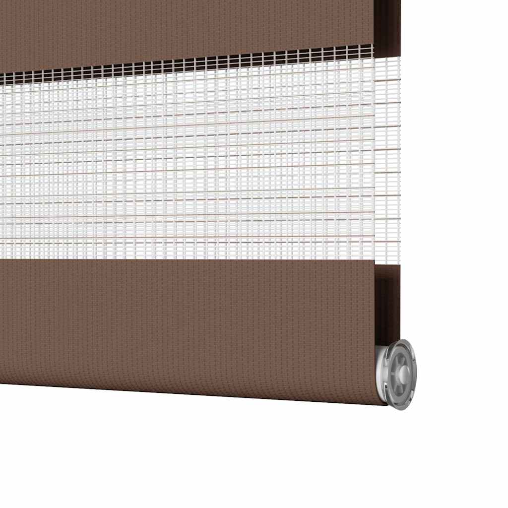 Doppelrollo Braun 105x100 cm Stoffbreite 100,9 cm Polyester