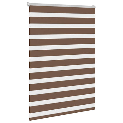 Doppelrollo Braun 105x100 cm Stoffbreite 100,9 cm Polyester