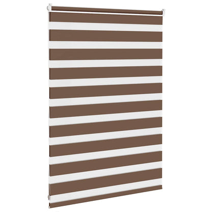 Doppelrollo Braun 105x100 cm Stoffbreite 100,9 cm Polyester