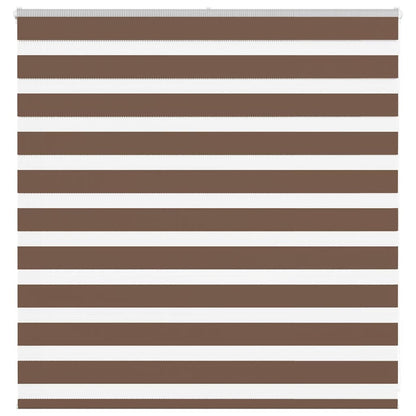 Doppelrollo Braun 145x100 cm Stoffbreite 140,9 cm Polyester