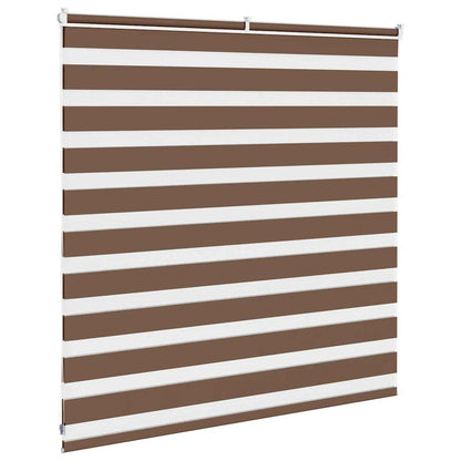 Doppelrollo Braun 145x100 cm Stoffbreite 140,9 cm Polyester