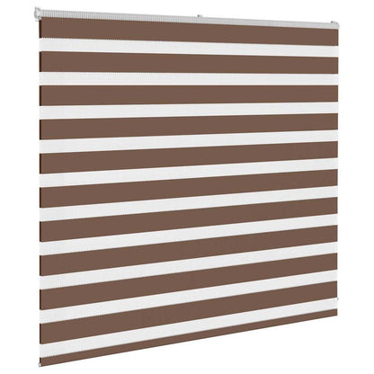 Doppelrollo Braun 165x100 cm Stoffbreite 160,9 cm Polyester