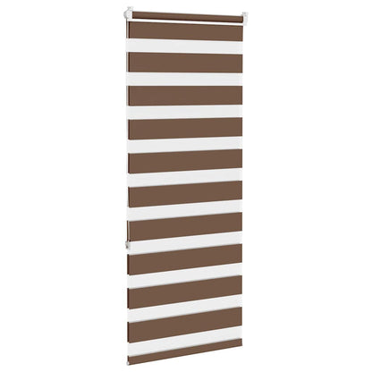 Doppelrollo Braun 55x150 cm Stoffbreite 50,9 cm Polyester