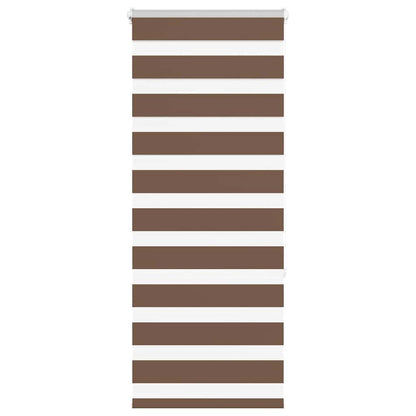 Doppelrollo Braun 65x150 cm Stoffbreite 60,9 cm Polyester