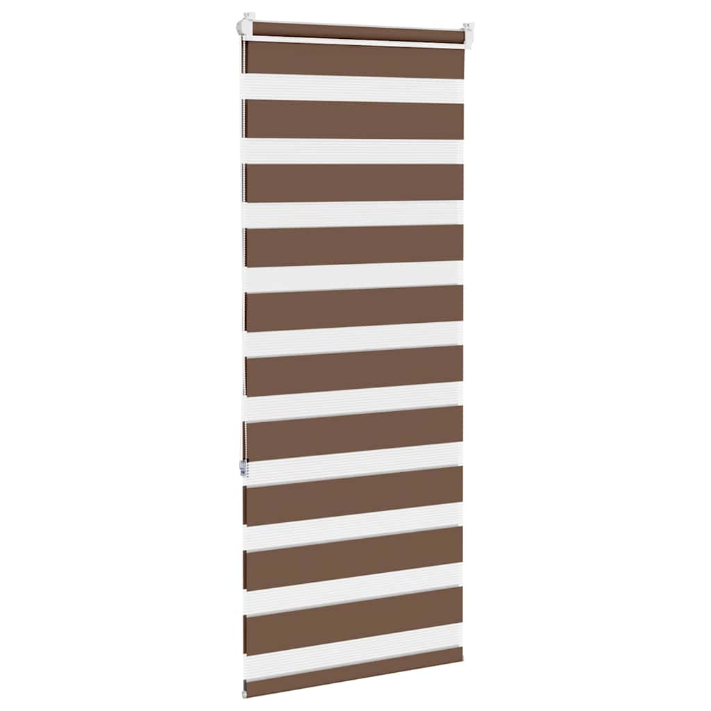 Doppelrollo Braun 65x150 cm Stoffbreite 60,9 cm Polyester