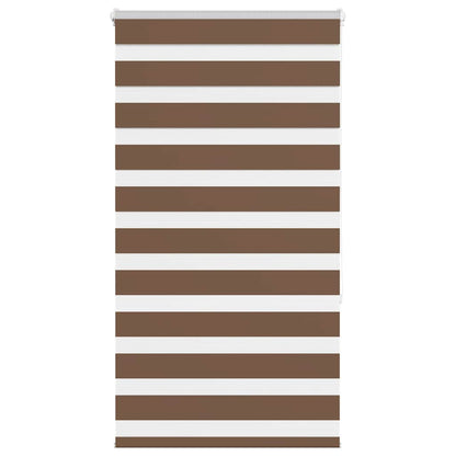 Doppelrollo Braun 70x150 cm Stoffbreite 65,9 cm Polyester