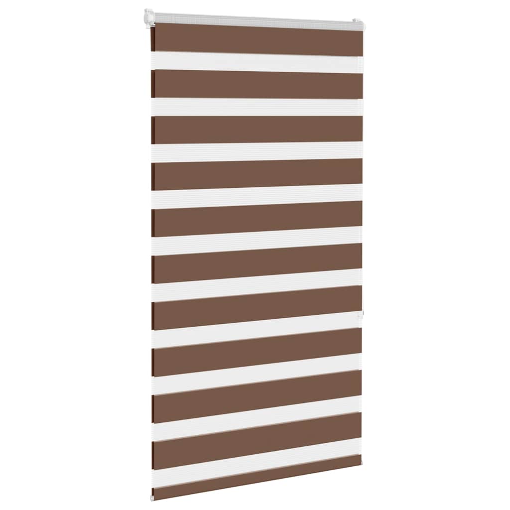 Doppelrollo Braun 75x150 cm Stoffbreite 70,9 cm Polyester