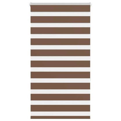 Doppelrollo Braun 90x150 cm Stoffbreite 85,9 cm Polyester