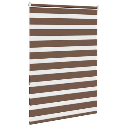 Doppelrollo Braun 95x150 cm Stoffbreite 90,9 cm Polyester