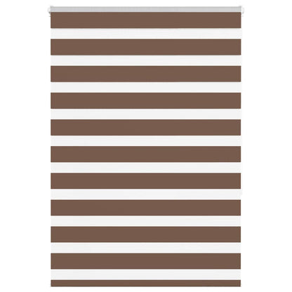 Doppelrollo Braun 105x150 cm Stoffbreite 100,9 cm Polyester