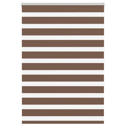 Doppelrollo Braun 110x150 cm Stoffbreite 105,9 cm Polyester