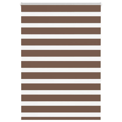 Doppelrollo Braun 115x150 cm Stoffbreite 110,9 cm Polyester