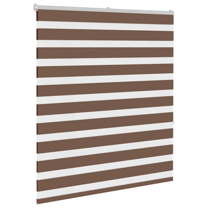 Doppelrollo Braun 125x150 cm Stoffbreite 120,9 cm Polyester