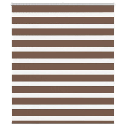 Doppelrollo Braun 130x150 cm Stoffbreite 125,9 cm Polyester