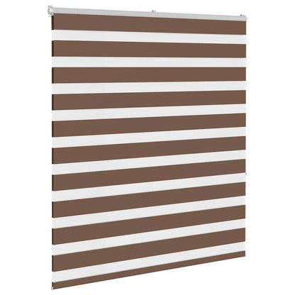 Doppelrollo Braun 135x150 cm Stoffbreite 130,9 cm Polyester