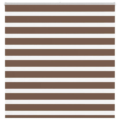 Doppelrollo Braun 145x150 cm Stoffbreite 140,9 cm Polyester