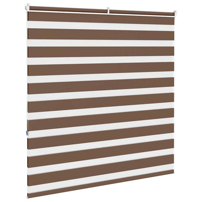 Doppelrollo Braun 145x150 cm Stoffbreite 140,9 cm Polyester