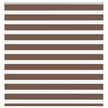 Doppelrollo Braun 150x150 cm Stoffbreite 145,9 cm Polyester